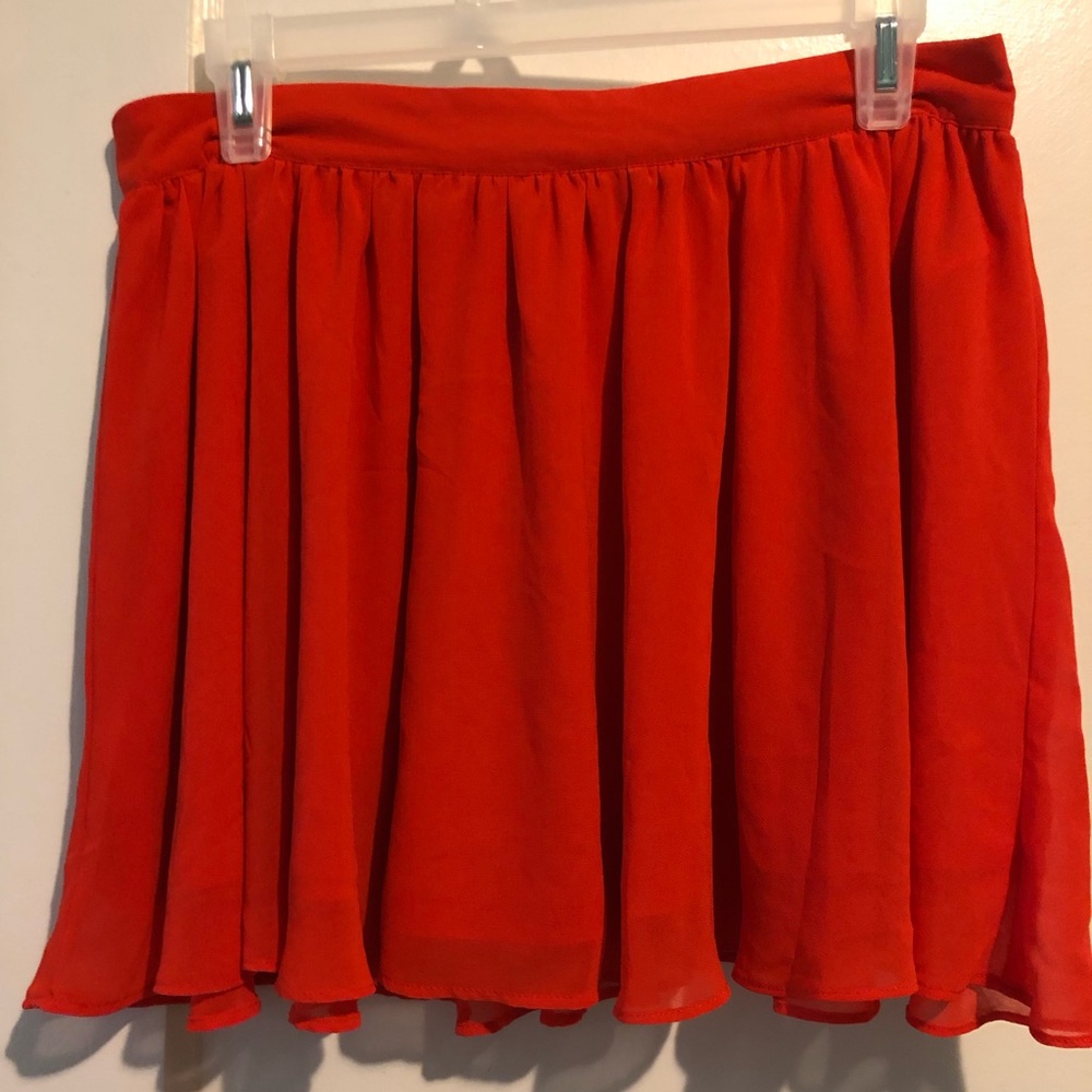 Forever21 orange skirt | medium